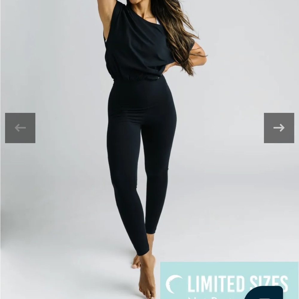 Zyia Black SoHo jumpsuit, NWOT, size small, smoke free home